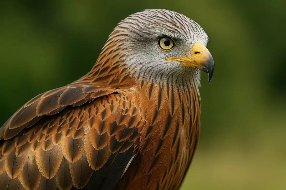 Milano real mostrando la cola profundamente ahorquillada