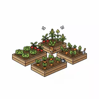 Calculadora de huerto