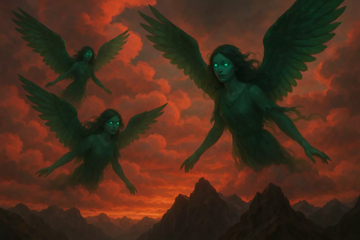 Ventolín en nubes rojizas