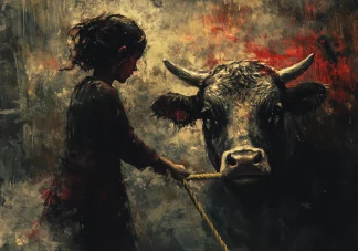 cuadro abstracto El vínculo perdido