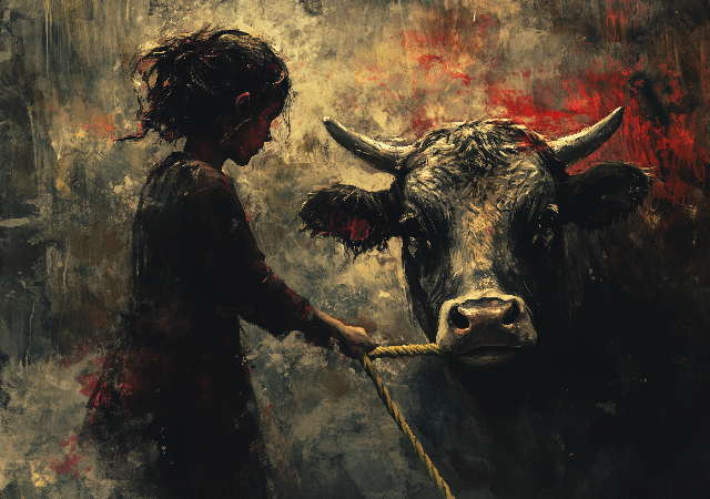 cuadro abstracto El vínculo perdido