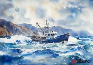 cuadro Bravura del Cantábrico