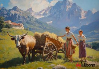 cuadro atropando hierba