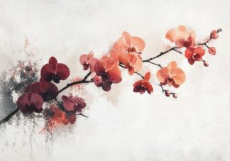 cuadro Orquídeas en Acuarela